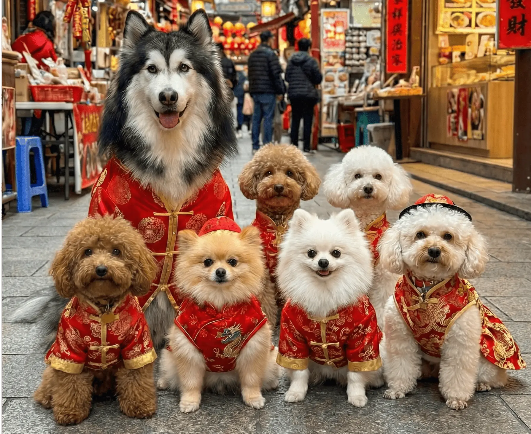 Happy dogs playing in our daycare